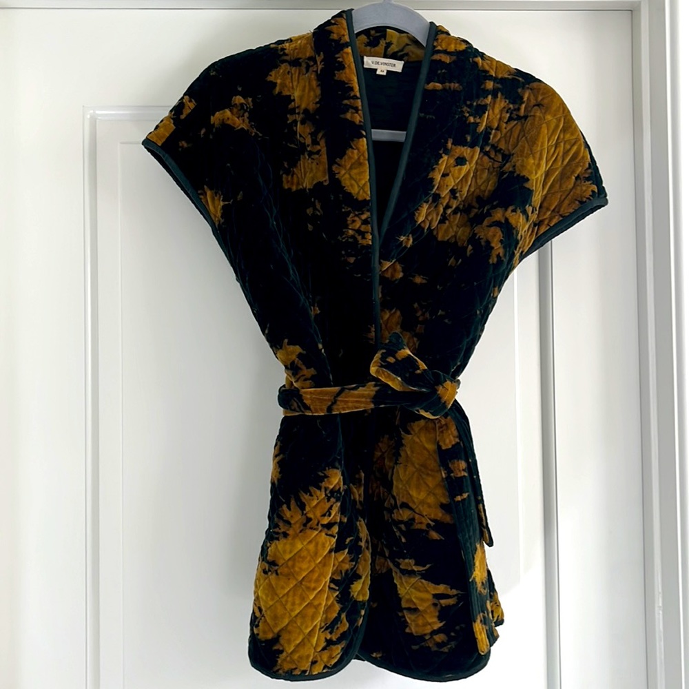 V. De. Vinster Quilted Kimono-style Vest